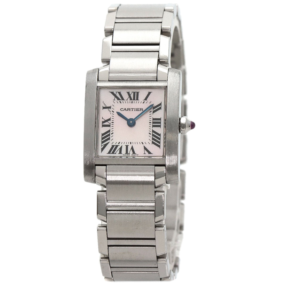 CARTIER Tank francaise SM Watches W51028Q3 Stainless Steel/Stainless Steel Ladies