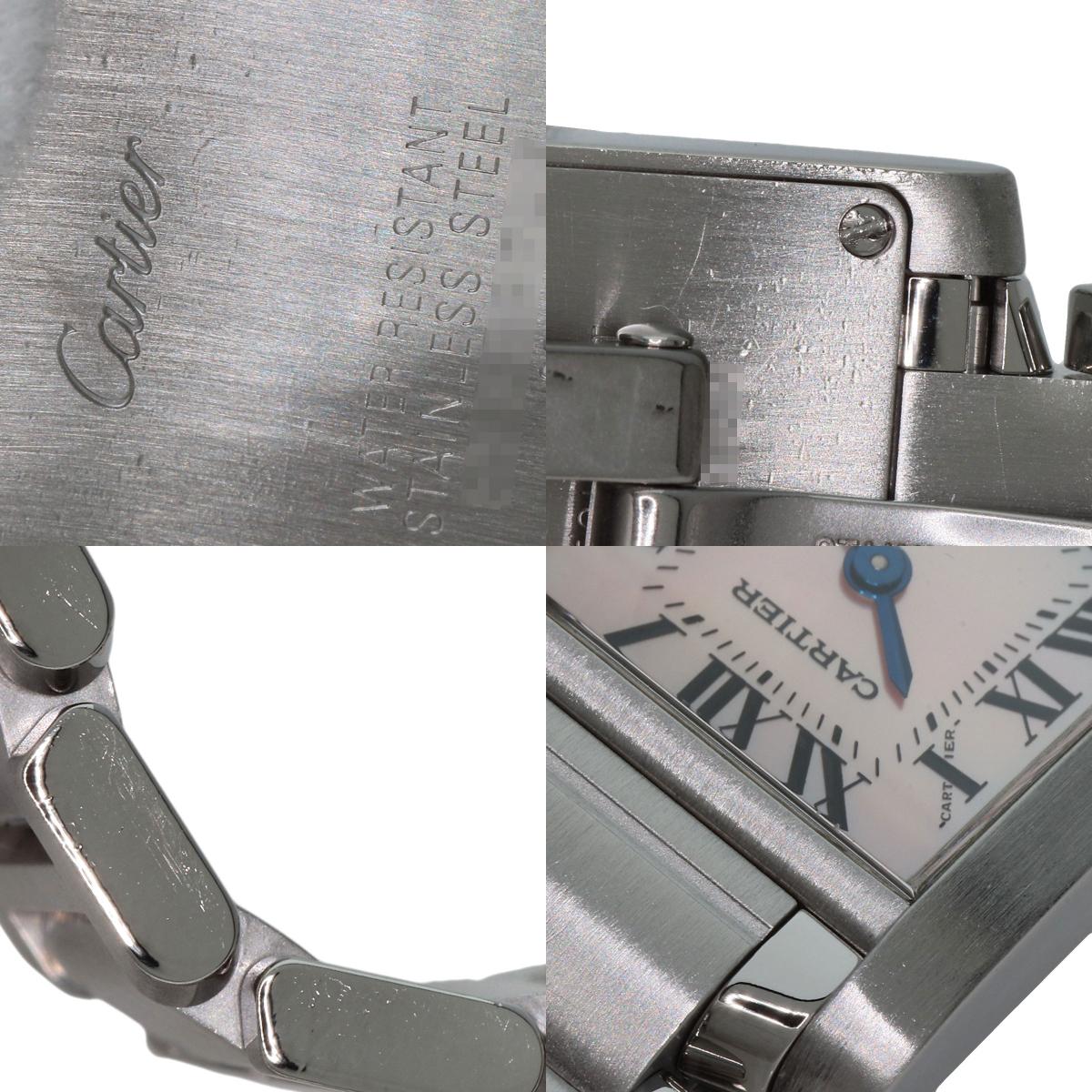 CARTIER Tank francaise SM Watches W51028Q3 Stainless Steel/Stainless Steel Ladies