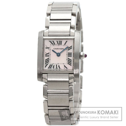 CARTIER Tank francaise SM Watches W51028Q3 Stainless Steel/Stainless Steel Ladies