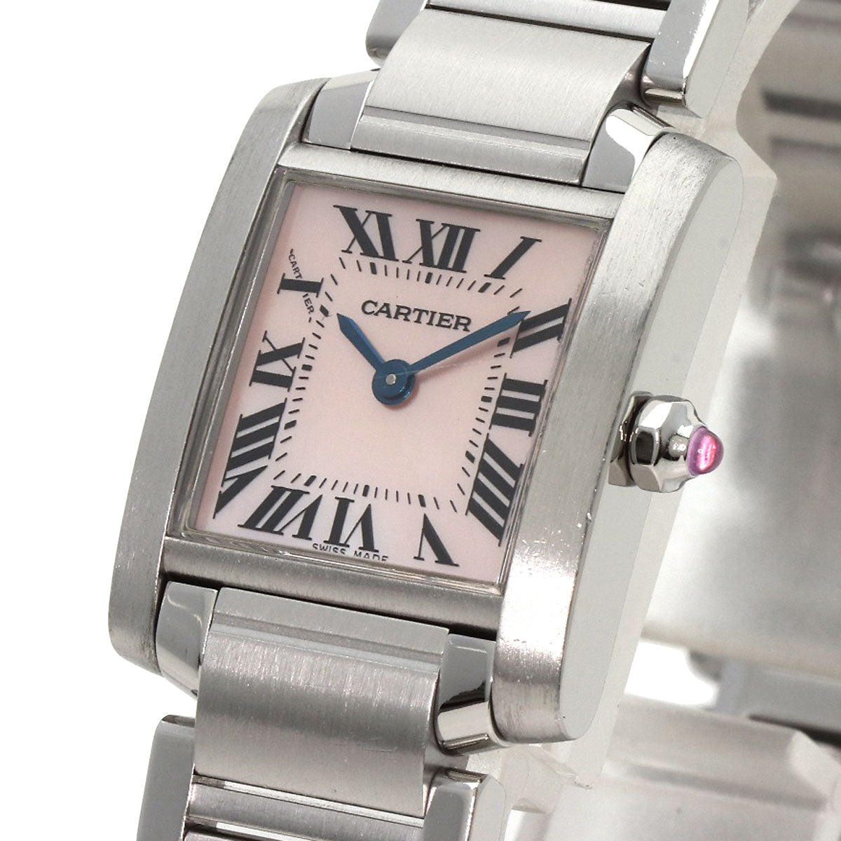 CARTIER Tank francaise SM Watches W51028Q3 Stainless Steel/Stainless Steel Ladies