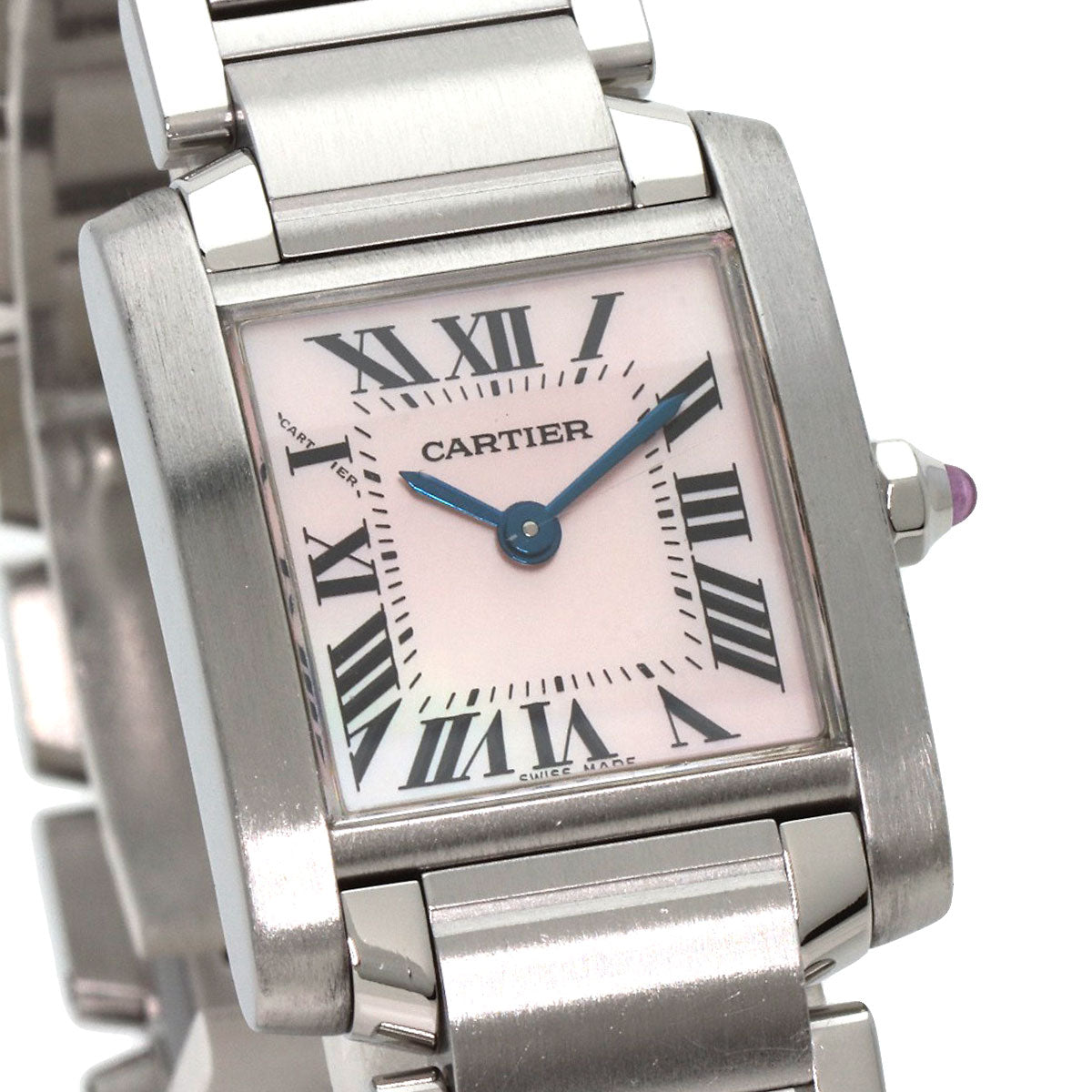 CARTIER Tank francaise SM Watches W51028Q3 Stainless Steel/Stainless Steel Ladies