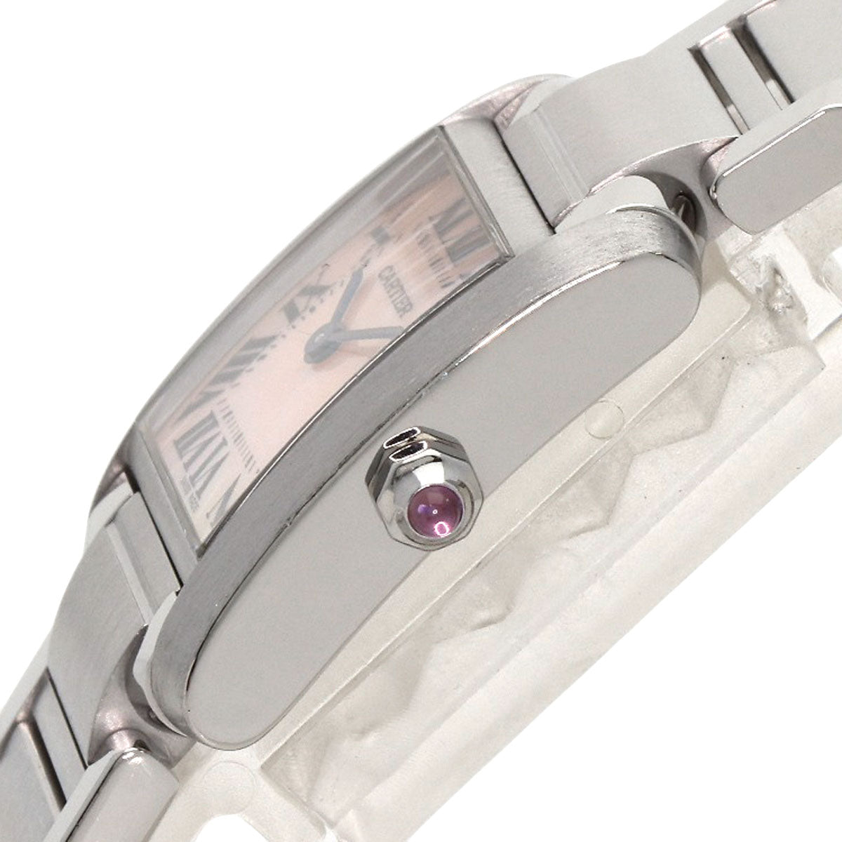 CARTIER Tank francaise SM Watches W51028Q3 Stainless Steel/Stainless Steel Ladies