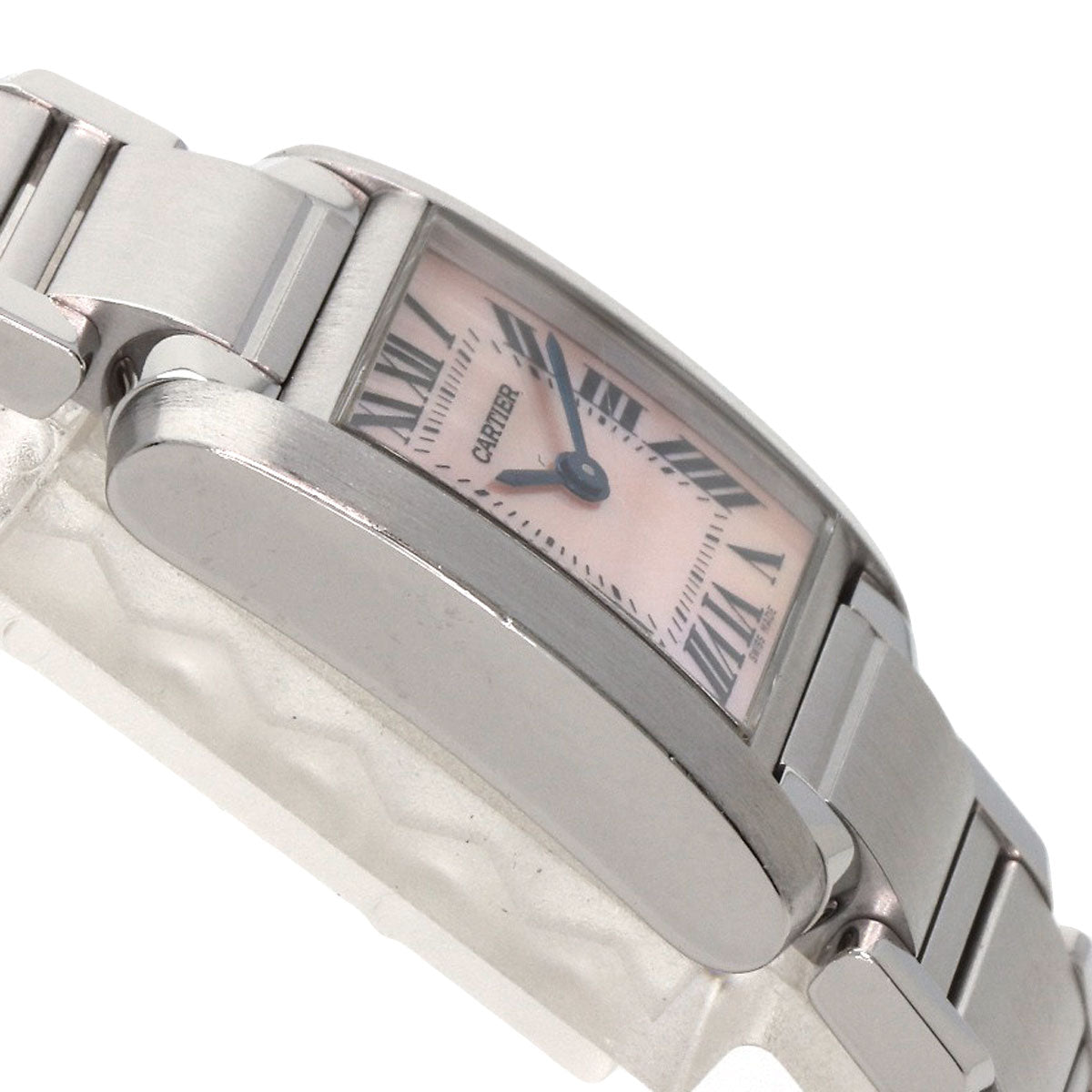 CARTIER Tank francaise SM Watches W51028Q3 Stainless Steel/Stainless Steel Ladies