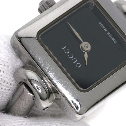 GUCCI Square face Watches 1900L Stainless Steel/Stainless Steel Ladies