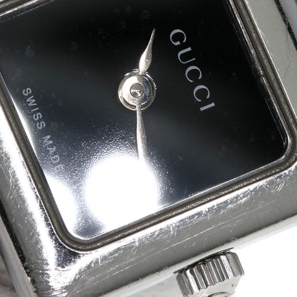 GUCCI Square face Watches 1900L Stainless Steel/Stainless Steel Ladies