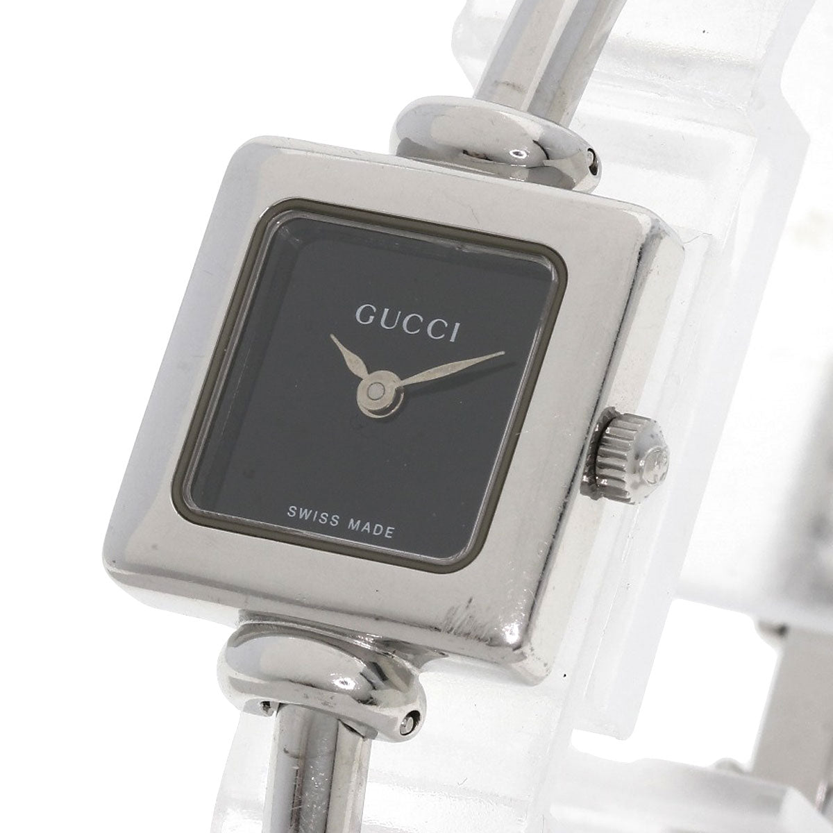 GUCCI Square face Watches 1900L Stainless Steel/Stainless Steel Ladies