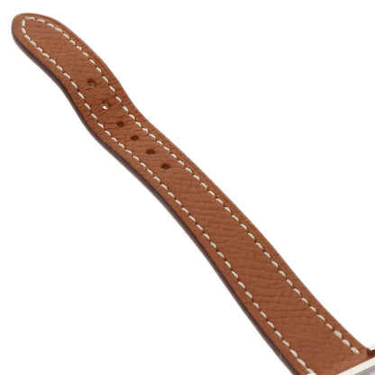 HERMES H watch mini Watches HH1.110 Stainless Steel/Leather Ladies