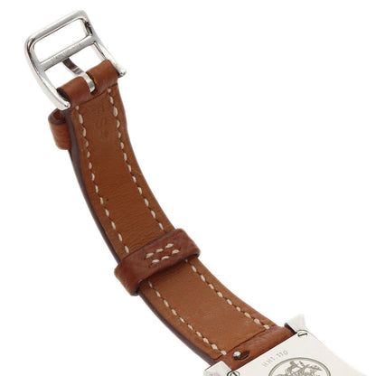 HERMES H watch mini Watches HH1.110 Stainless Steel/Leather Ladies