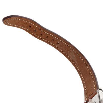 HERMES H watch mini Watches HH1.110 Stainless Steel/Leather Ladies