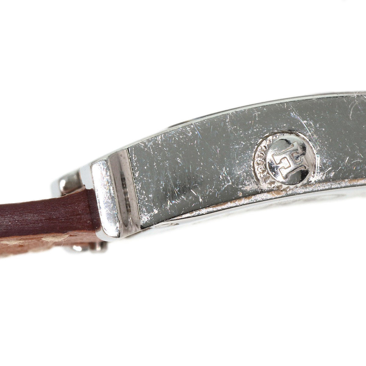 HERMES H watch mini Watches HH1.110 Stainless Steel/Leather Ladies