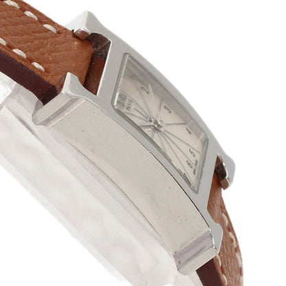 HERMES H watch mini Watches HH1.110 Stainless Steel/Leather Ladies