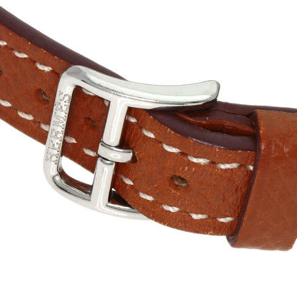HERMES H watch mini Watches HH1.110 Stainless Steel/Leather Ladies