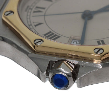 CARTIER Santos Octagon LM Watches Stainless Steel/SSxK18YG mens