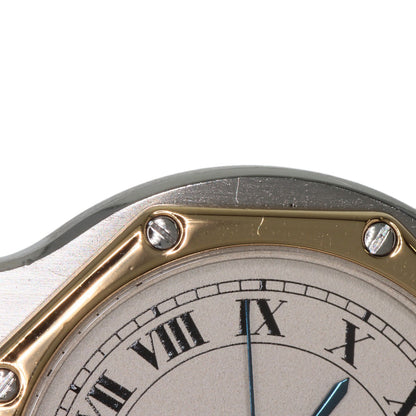 CARTIER Santos Octagon LM Watches Stainless Steel/SSxK18YG mens