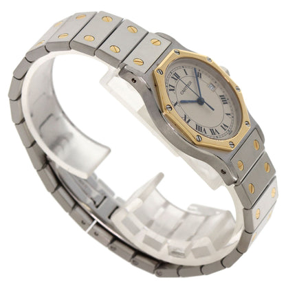 CARTIER Santos Octagon LM Watches Stainless Steel/SSxK18YG mens