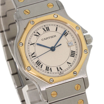 CARTIER Santos Octagon LM Watches  Stainless Steel/SSxK18YG mens