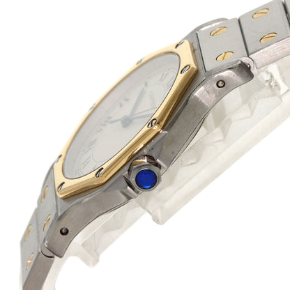 CARTIER Santos Octagon LM Watches Stainless Steel/SSxK18YG mens