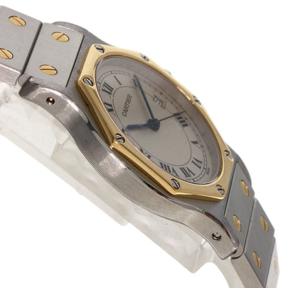 CARTIER Santos Octagon LM Watches Stainless Steel/SSxK18YG mens