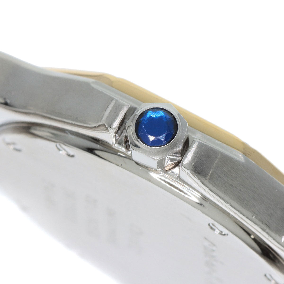 CARTIER Santos Octagon LM Watches Stainless Steel/SSxK18YG mens