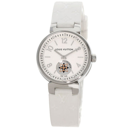 LOUIS VUITTON Tambour Moon Star Watches Q8J10 Stainless Steel/Rubber Ladies