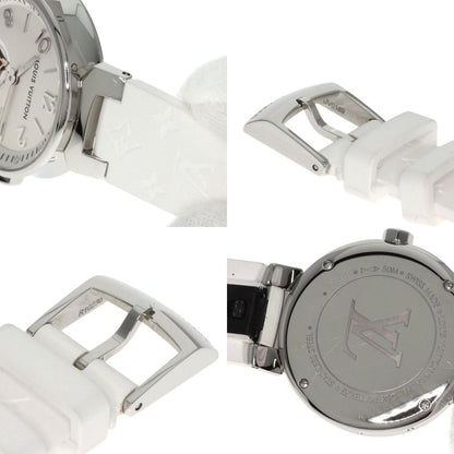 LOUIS VUITTON Tambour Moon Star Watches Q8J10 Stainless Steel/Rubber Ladies