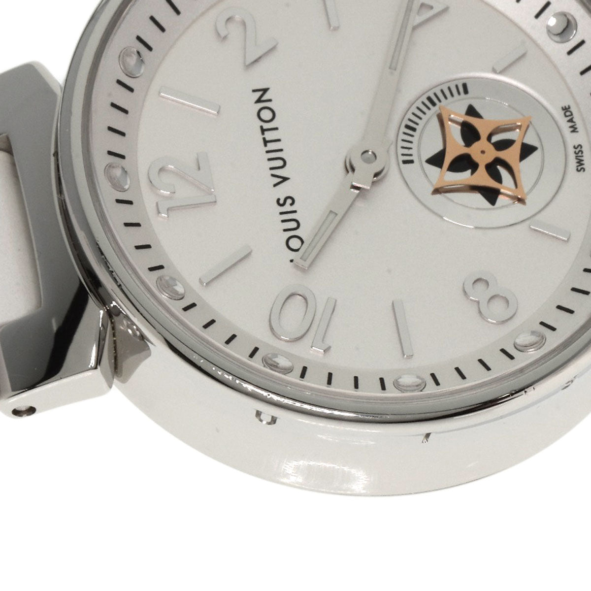 LOUIS VUITTON Tambour Moon Star Watches Q8J10 Stainless Steel/Rubber Ladies