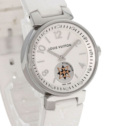 LOUIS VUITTON Tambour Moon Star Watches Q8J10 Stainless Steel/Rubber Ladies