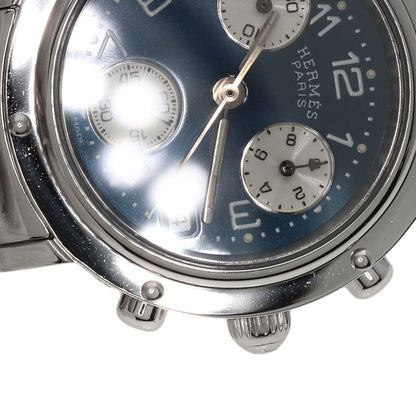 HERMES Clipper Chronograph Watches CL1.310 Stainless Steel/Stainless Steel Ladies