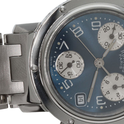 HERMES Clipper Chronograph Watches CL1.310 Stainless Steel/Stainless Steel Ladies