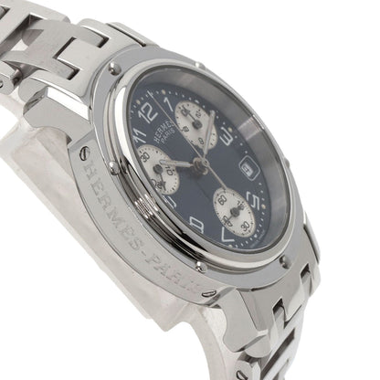 HERMES Clipper Chronograph Watches CL1.310 Stainless Steel/Stainless Steel Ladies