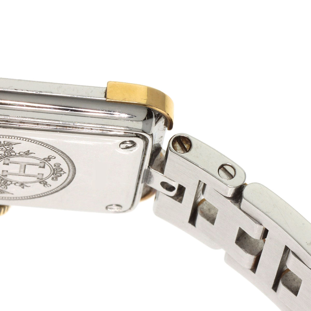HERMES Clojure Watches CR1.220 Stainless Steel/SSxGP Ladies