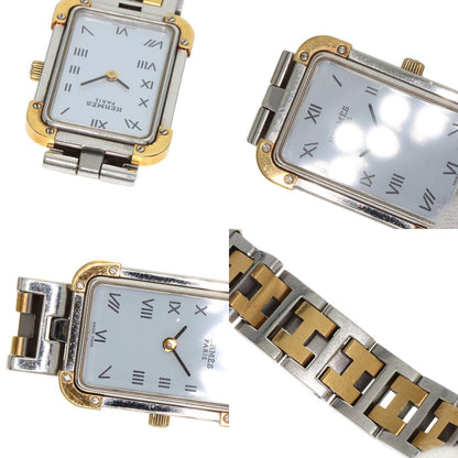 HERMES Clojure Watches CR1.220 Stainless Steel/SSxGP Ladies
