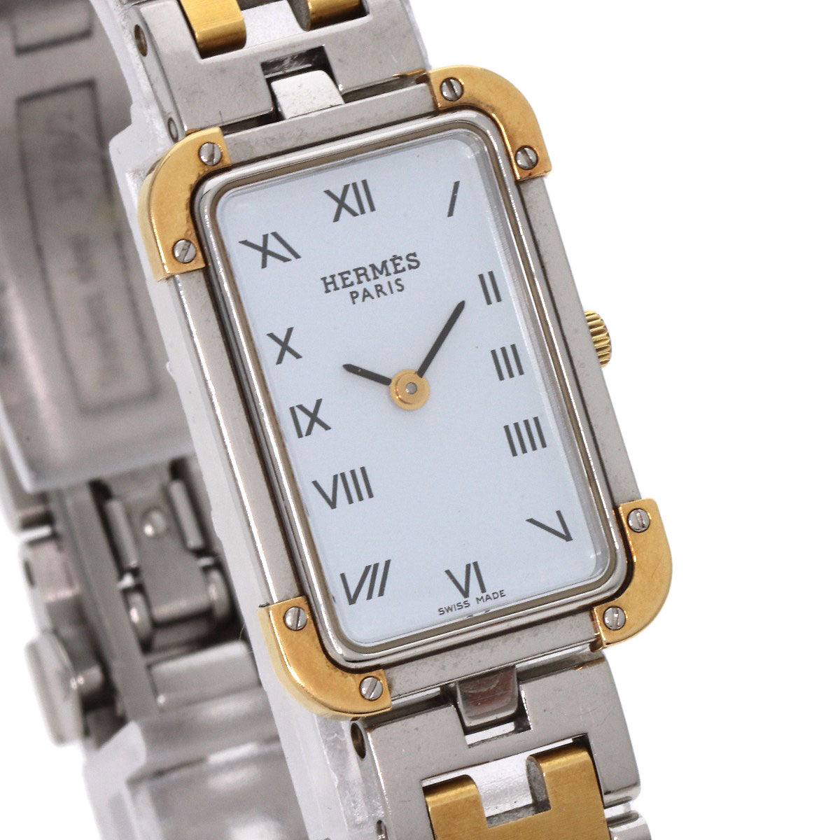 HERMES Clojure Watches CR1.220 Stainless Steel/SSxGP Ladies