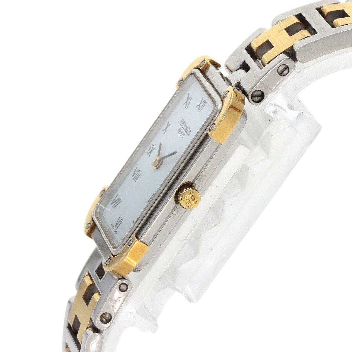 HERMES Clojure Watches CR1.220 Stainless Steel/SSxGP Ladies