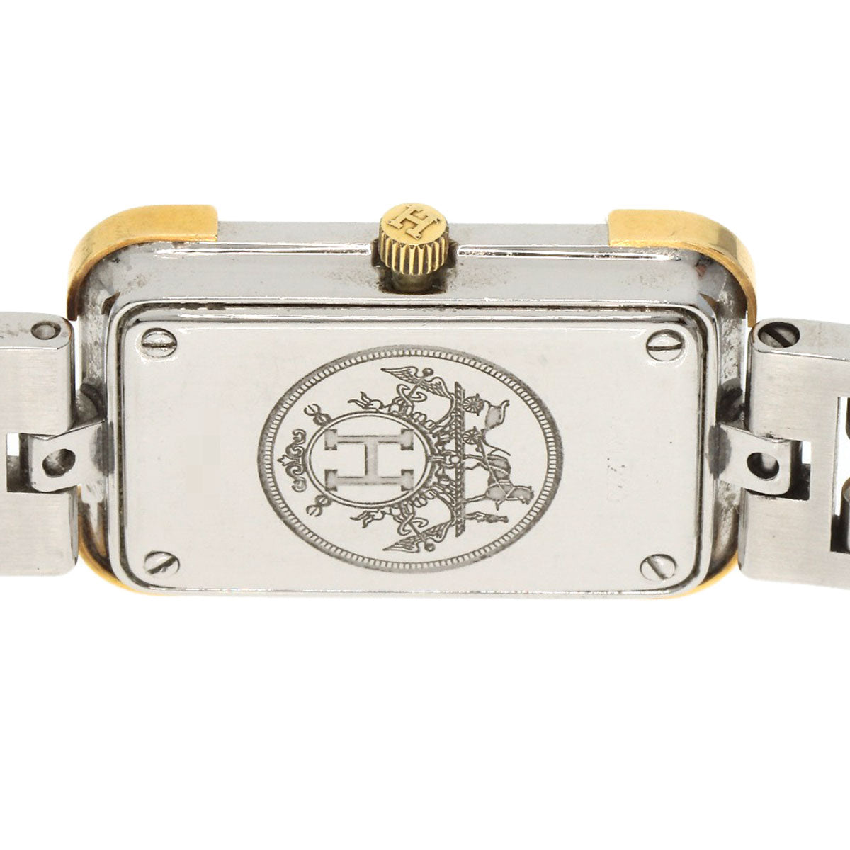 HERMES Clojure Watches CR1.220 Stainless Steel/SSxGP Ladies