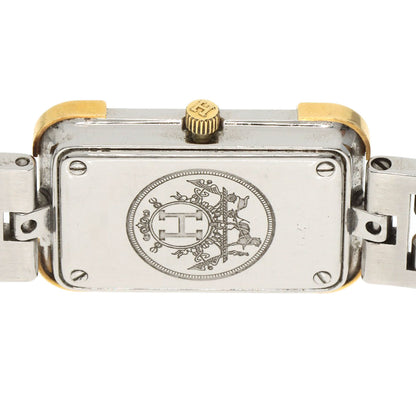 HERMES Clojure Watches CR1.220 Stainless Steel/SSxGP Ladies