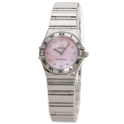 OMEGA Constellation Mini My Choice 4P 12P Diamond Watches 1566.66 Stainless Steel/Stainless Steel Ladies