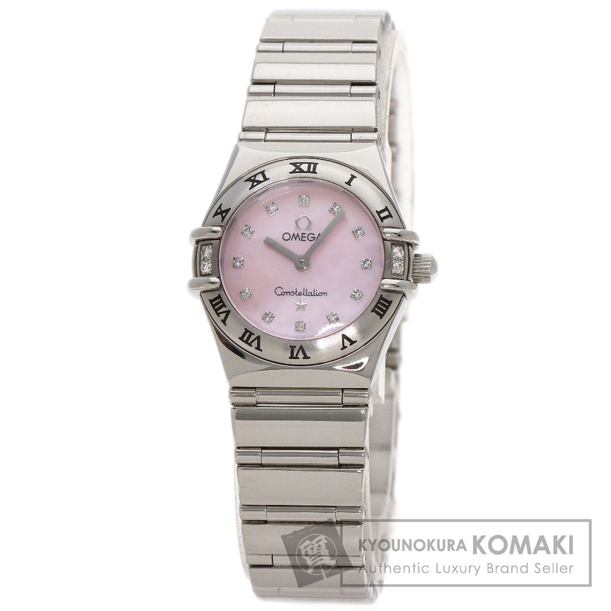 OMEGA Constellation Mini My Choice 4P 12P Diamond Watches 1566.66 Stainless Steel/Stainless Steel Ladies