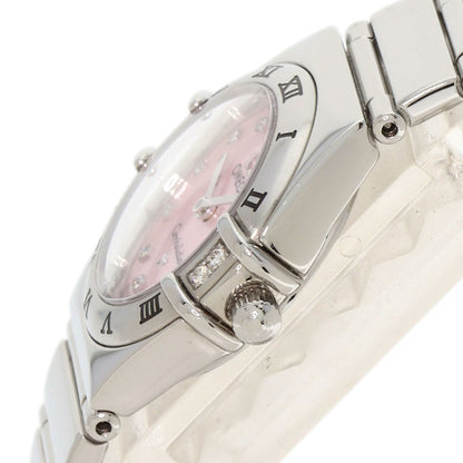 OMEGA Constellation Mini My Choice 4P 12P Diamond Watches 1566.66 Stainless Steel/Stainless Steel Ladies