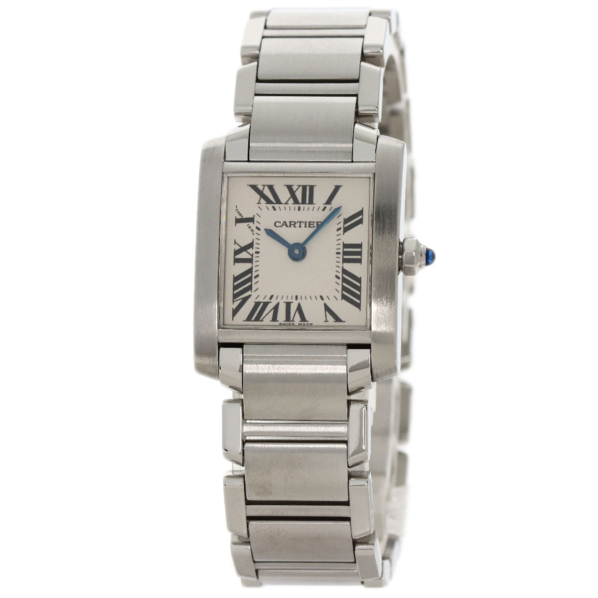 CARTIER Tank francaise SM Watches W51008Q3 Stainless Steel/Stainless Steel Ladies