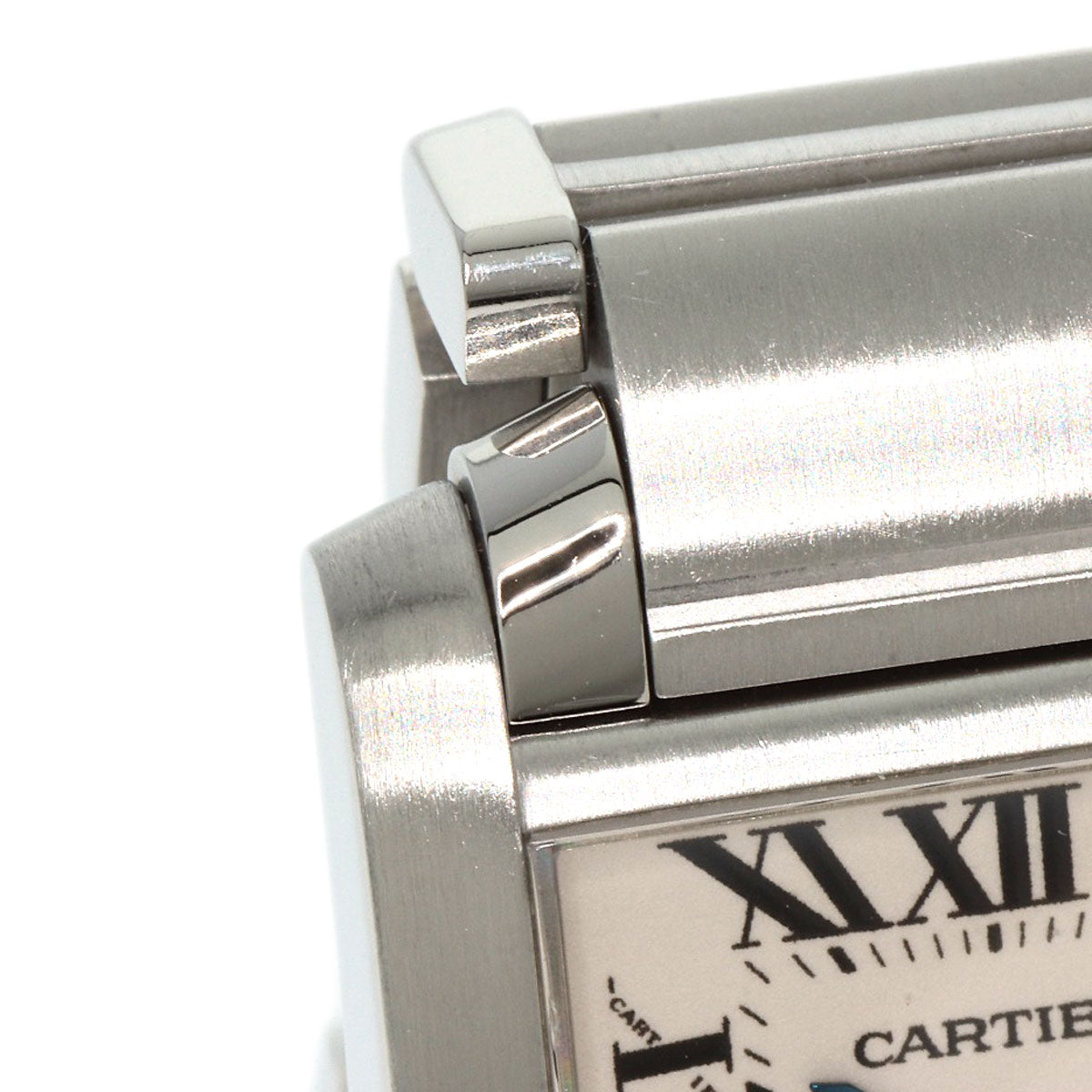 CARTIER Tank francaise SM Watches W51008Q3 Stainless Steel/Stainless Steel Ladies