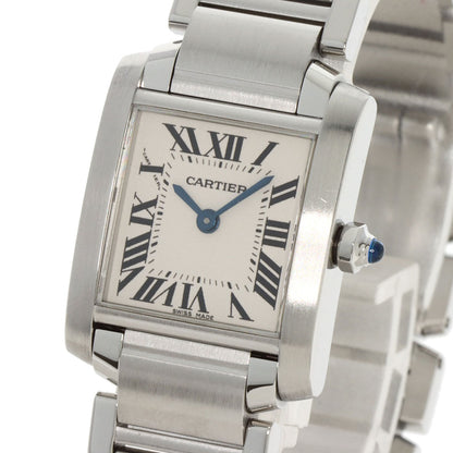 CARTIER Tank francaise SM Watches W51008Q3 Stainless Steel/Stainless Steel Ladies