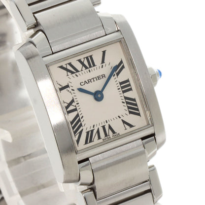 CARTIER Tank francaise SM Watches W51008Q3 Stainless Steel/Stainless Steel Ladies