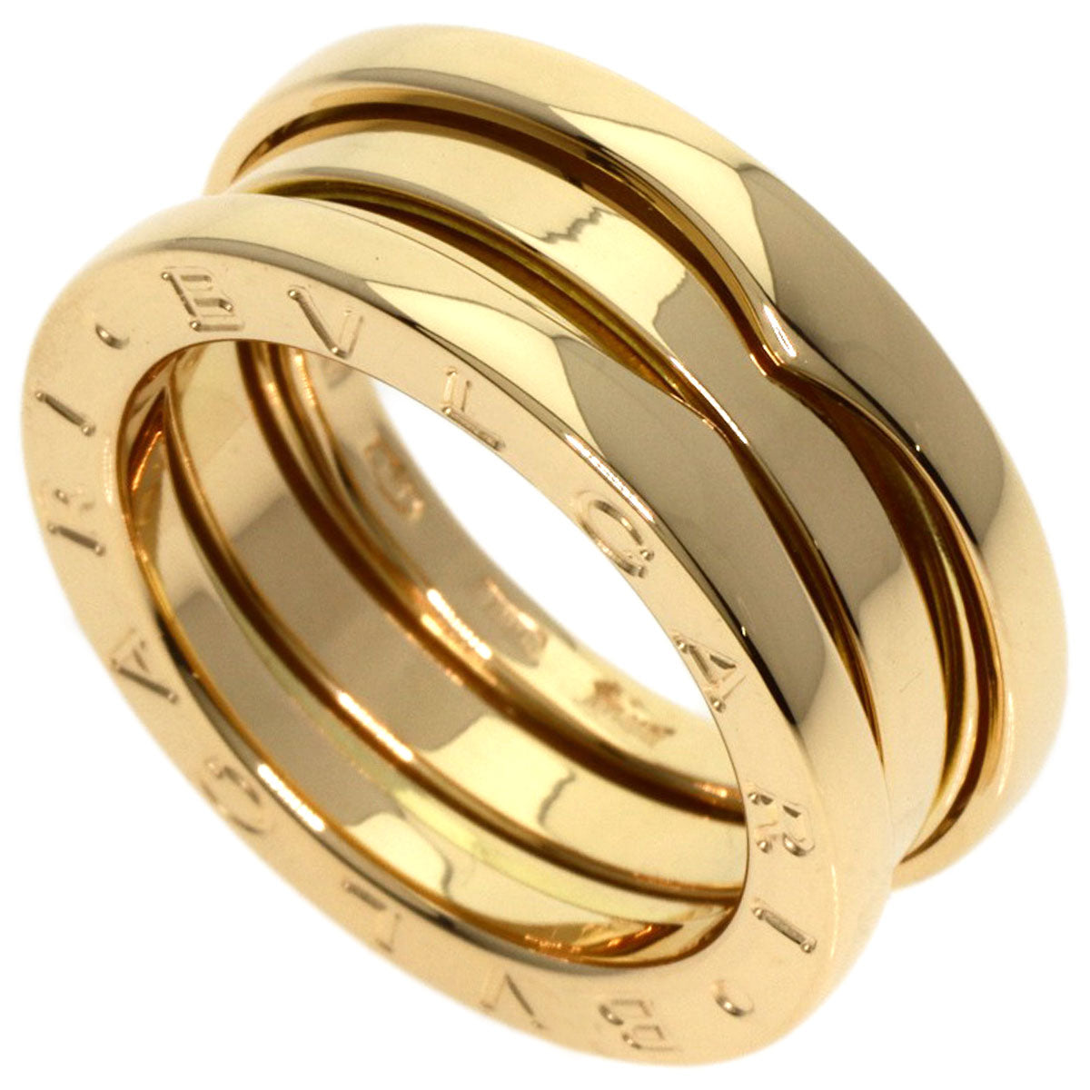 BVLGARI   Ring B.zero1 2 Band #48 K18 Yellow Gold Ladies