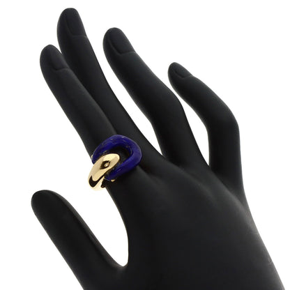 Boucheron   Ring Enamel K18 Yellow Gold Ladies