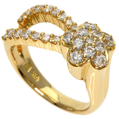 Ponte Vecchio   Ring Diamond K18 Yellow Gold Ladies