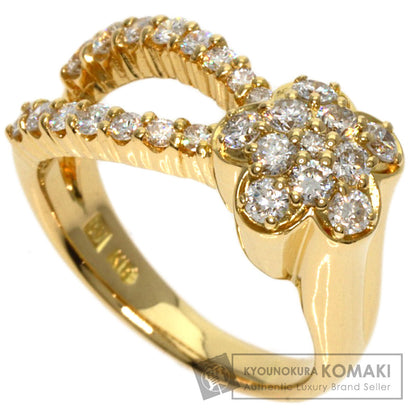 Ponte Vecchio   Ring Diamond K18 Yellow Gold Ladies