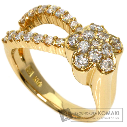 Ponte Vecchio   Ring Diamond K18 Yellow Gold Ladies