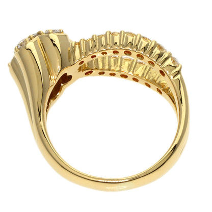 Ponte Vecchio   Ring Diamond K18 Yellow Gold Ladies