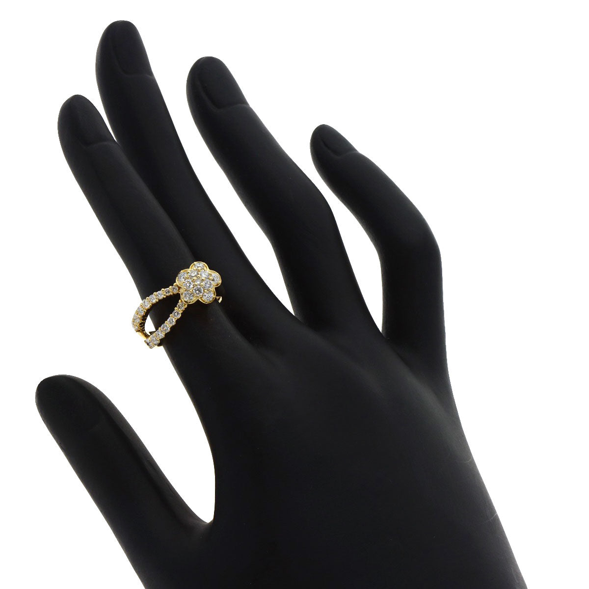 Ponte Vecchio   Ring Diamond K18 Yellow Gold Ladies